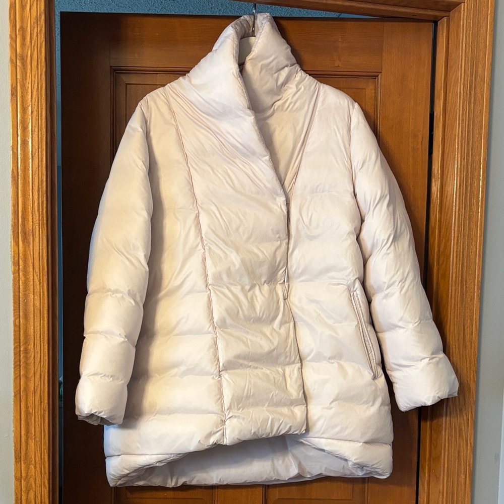 Eileen Fisher Off-White Puffer Jacket